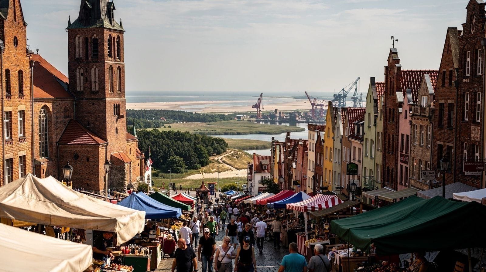 Jarmark Świętego Dominika : le grand marché d'été de Gdańsk